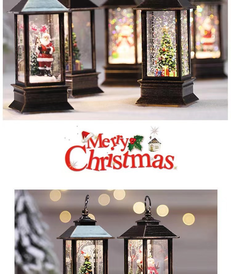 Christmas decorative items, snowflakes, Santa Claus, reindeer, party lights, night lights, holiday gifts, craft lighting pic 5