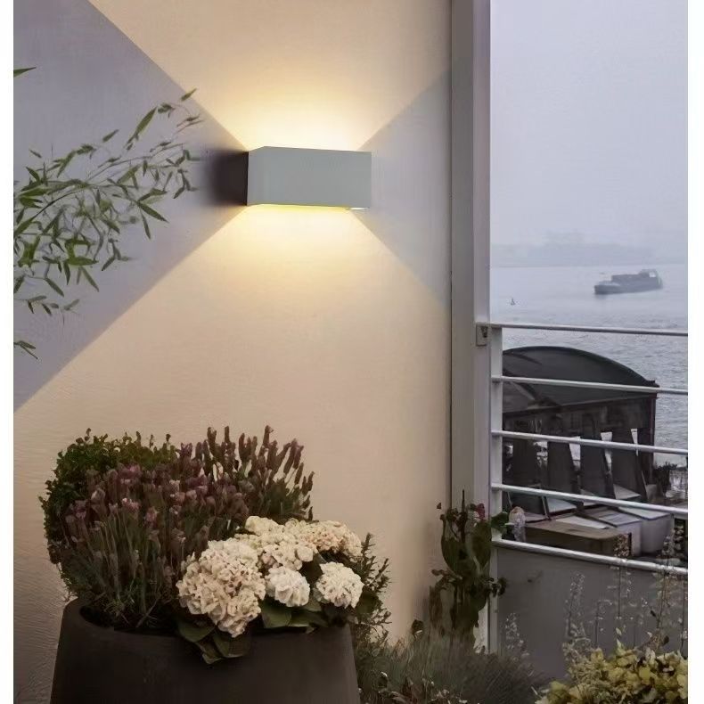 Outdoor waterproof wall lamps, modern and simple wall-washing, corridor, balcony, garden, villa indoor and outdoor decorative wall lamps pic 10