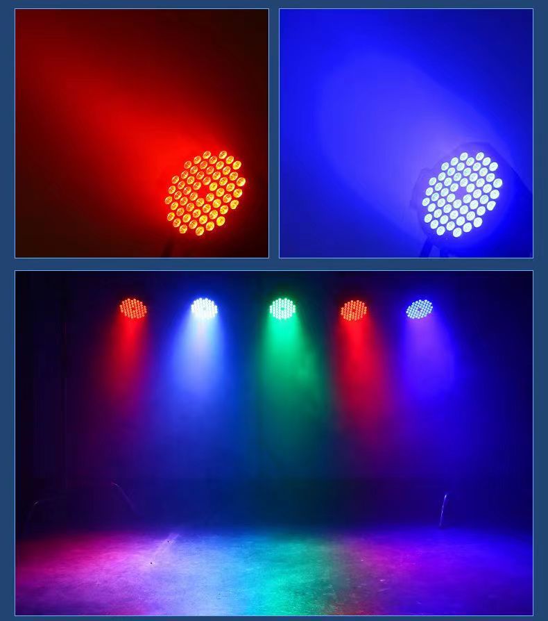 54颗3W全彩帕灯舞台灯led染色灯婚礼宴会厅直播舞台灯光秀频闪详情17