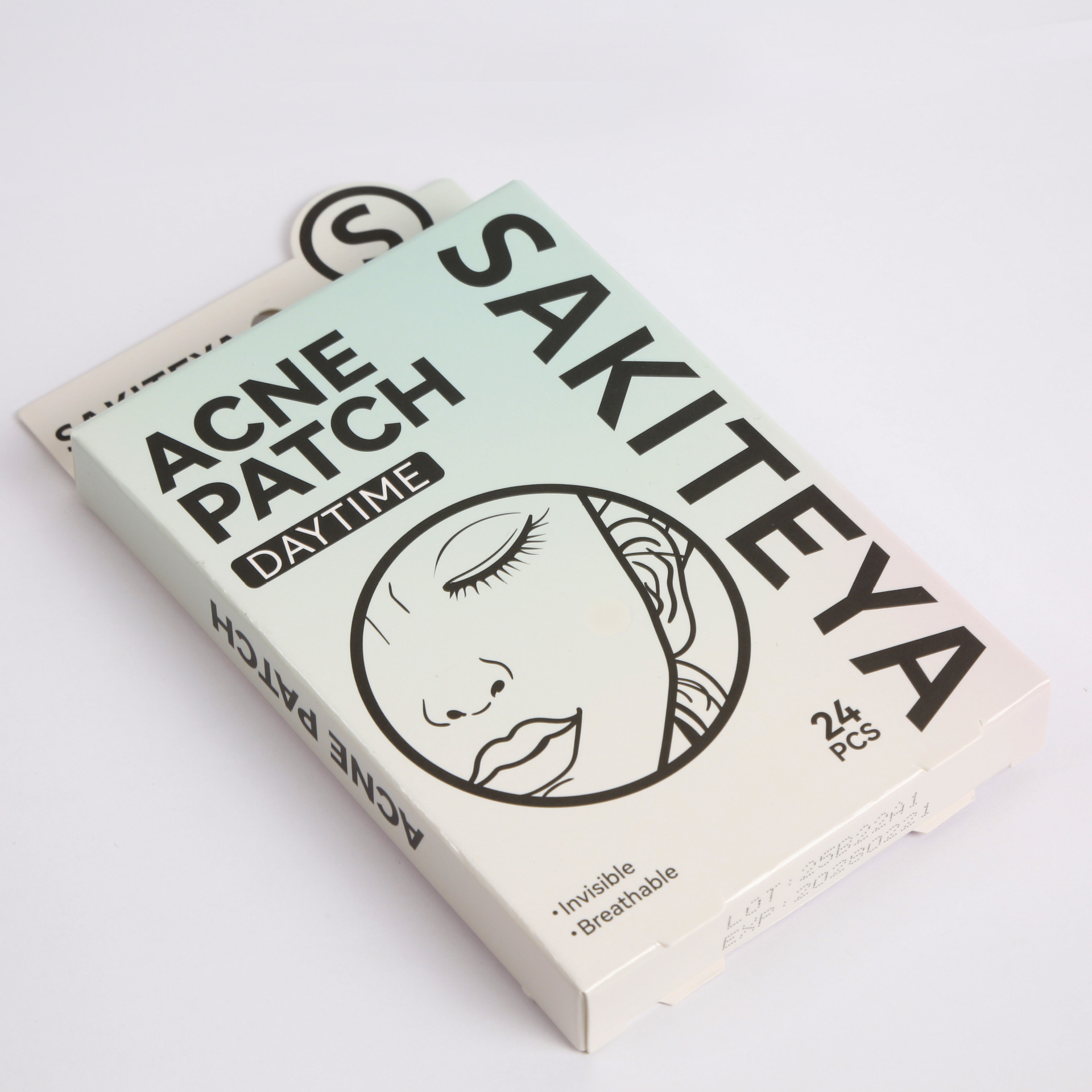 跨境出口英文痘痘贴隐形遮瑕透明日夜用24粒水杨酸超薄日用祛痘贴详情10