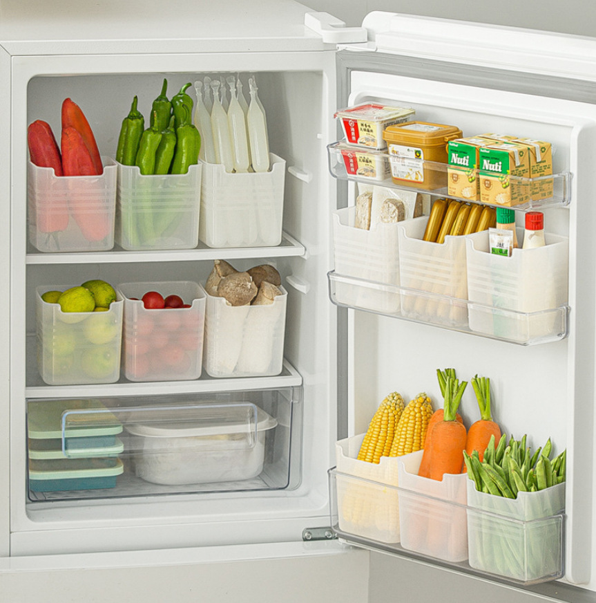 冰箱侧门收纳盒便携多功能分类冰箱置物盒家用大容量拓展冷藏盒详情28