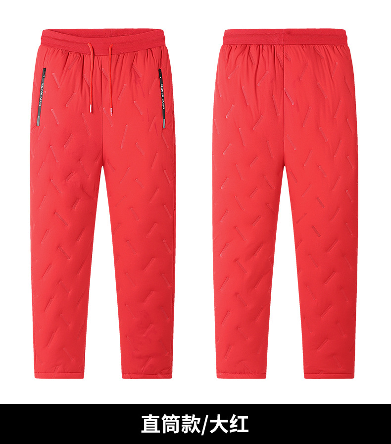 冬季棉裤男加绒加厚羊羔绒长款保暖裤子大码休闲运动裤男士外穿详情31