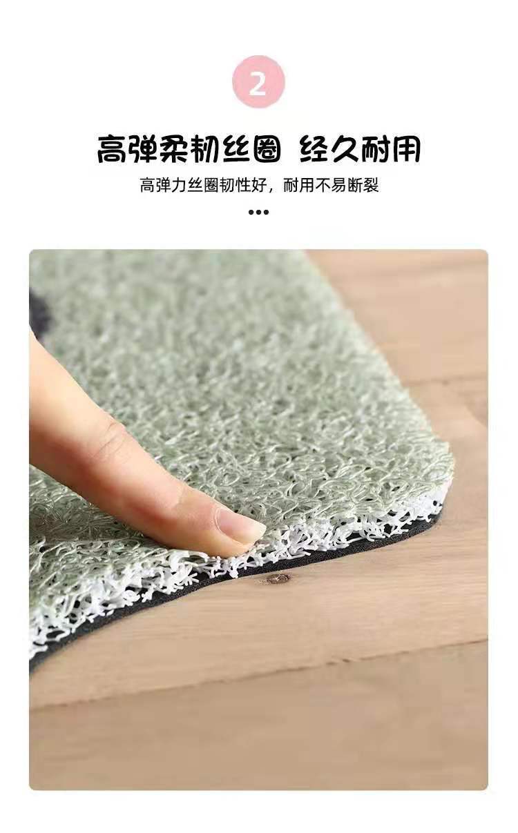 可爱水果猫砂垫草莓柠檬香蕉桃子猫咪垫子猫砂盆猫厕所防外溅地垫跨境出口家用地垫立体硅藻泥脚垫卫生间防滑门口浴室吸水地垫膨胀详情18