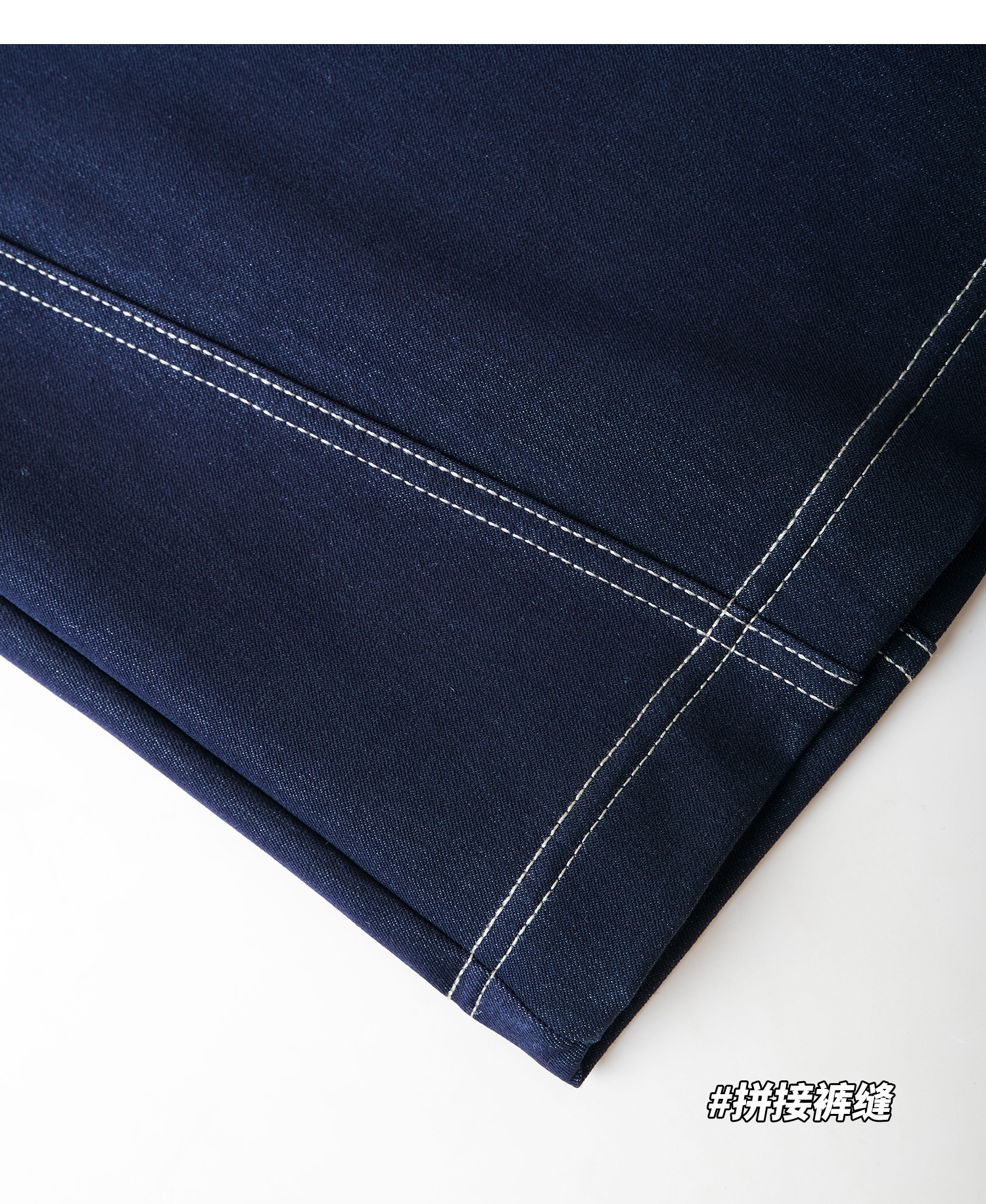 Slim and flattering ~ Casual retro wide-leg jeans for women in early spring, loose and slimming, straight-leg pants with a drawstring effect pic 6