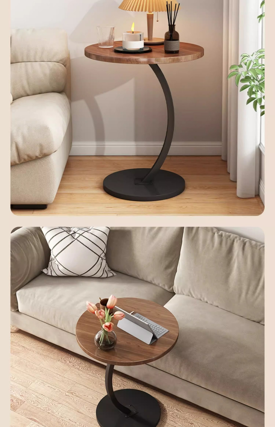 沙发边几边柜边桌客厅家用阳台茶桌置物架床头床边迷你小茶几桌子详情19