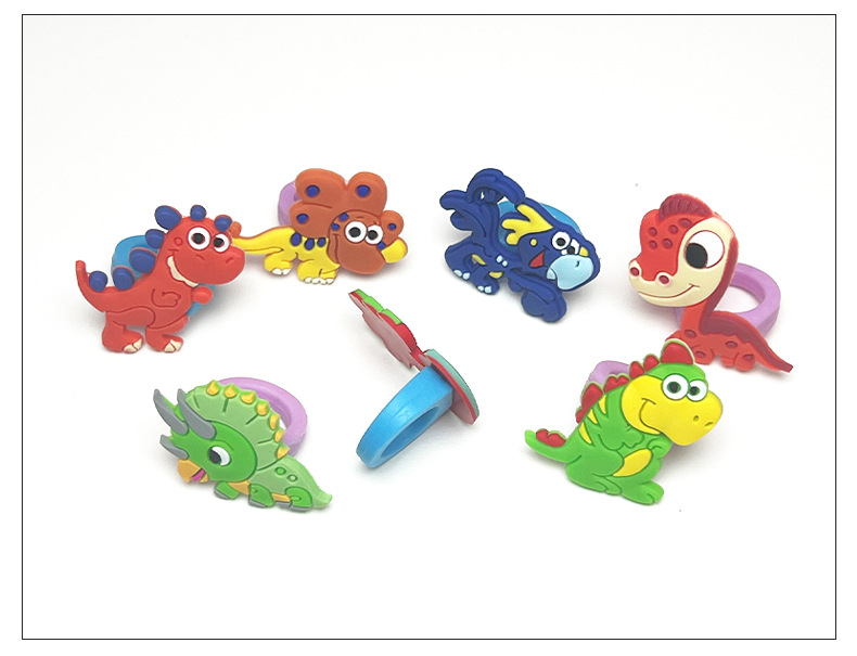 2024跨境可爱儿童卡通戒指 新款恐龙指环 派对玩具义乌现货批发详情7