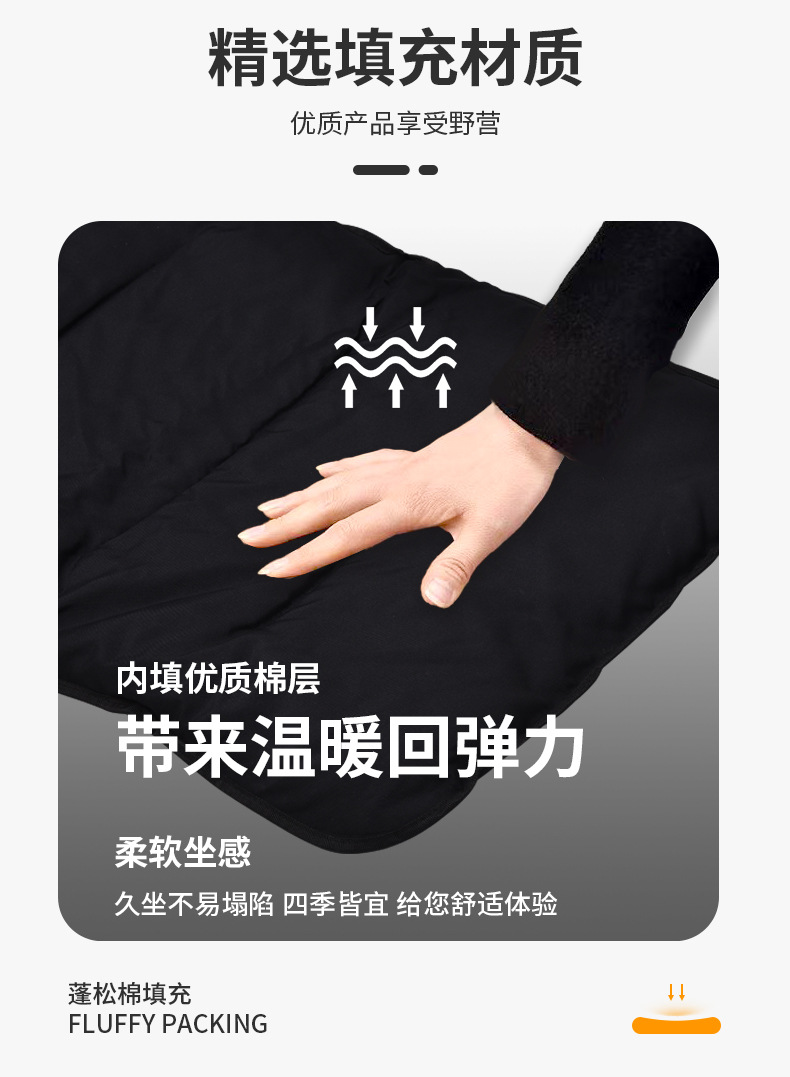 户外折叠椅露营双人折叠桌椅子便携阳台靠背休闲椅加厚牛津布懒人详情10