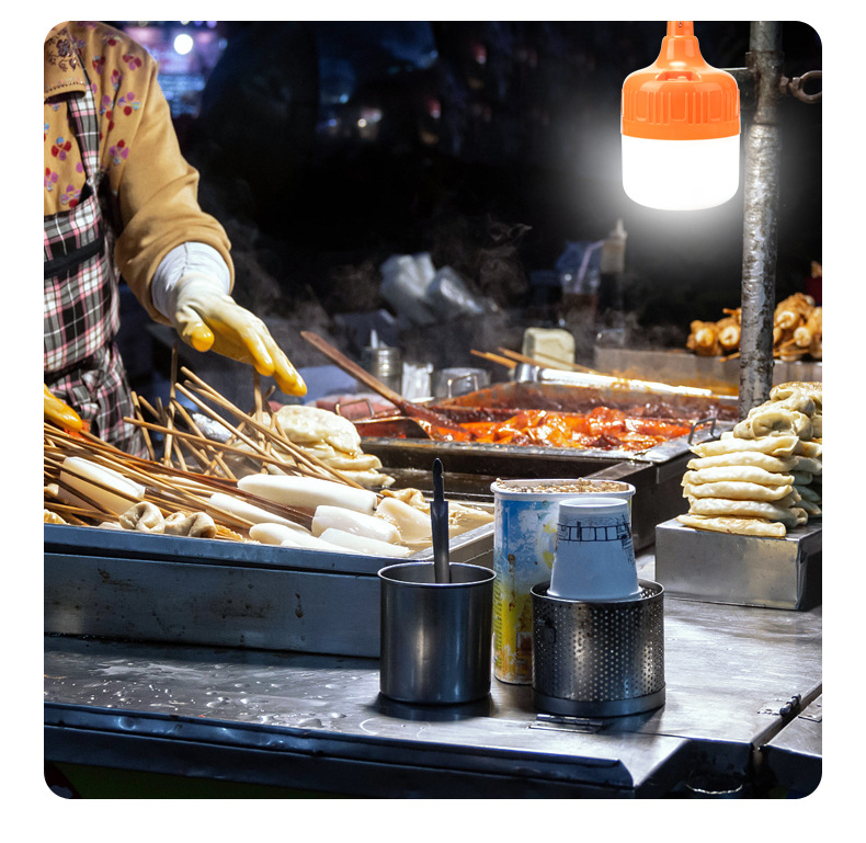 High-intensity led flying disc lamp, bulb lamp, emergency lighting in case of power failure, household ultra-bright outdoor night market wireless lamp, rechargeable pic 16