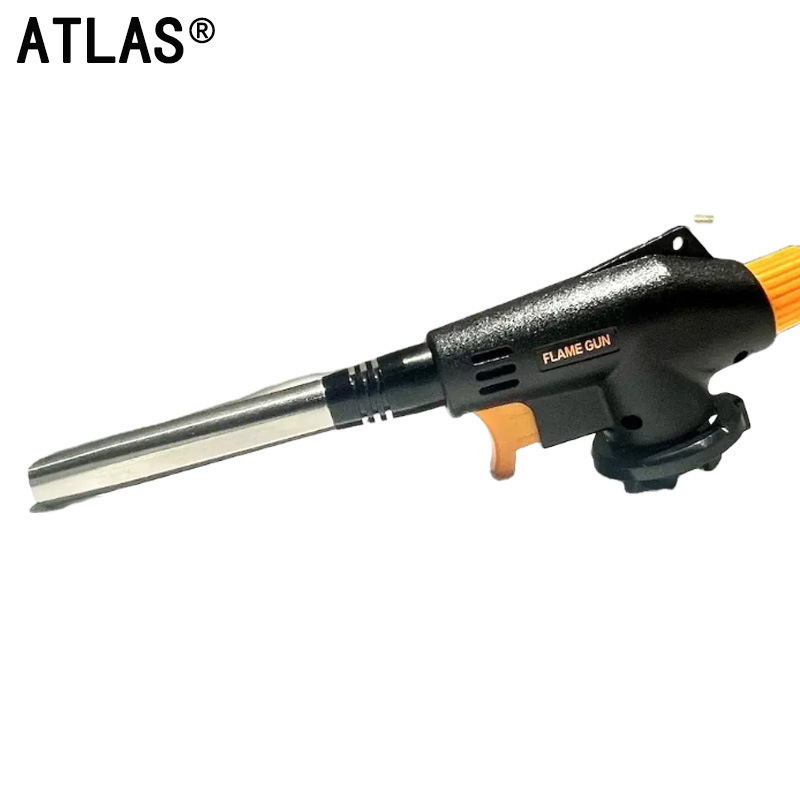 ATLAS不锈钢喷火器家用卡式气罐点火器户外烧烤烘焙高温火焰枪头详情6