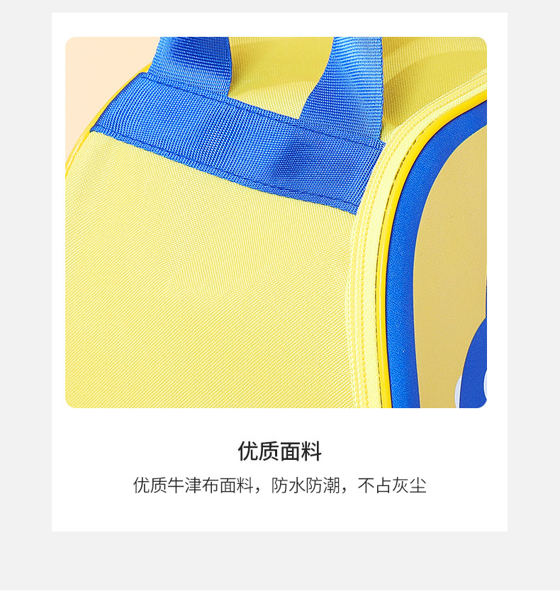 小汽车图案便当包梯形手提包小学生保鲜保冷冰包上班族带饭午餐包详情15