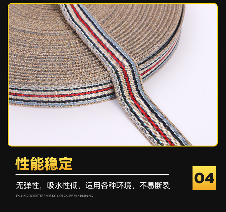 高强丙纶织带货车刹车绳高强涤纶绑带拖车织带货物重型捆绑带详情14