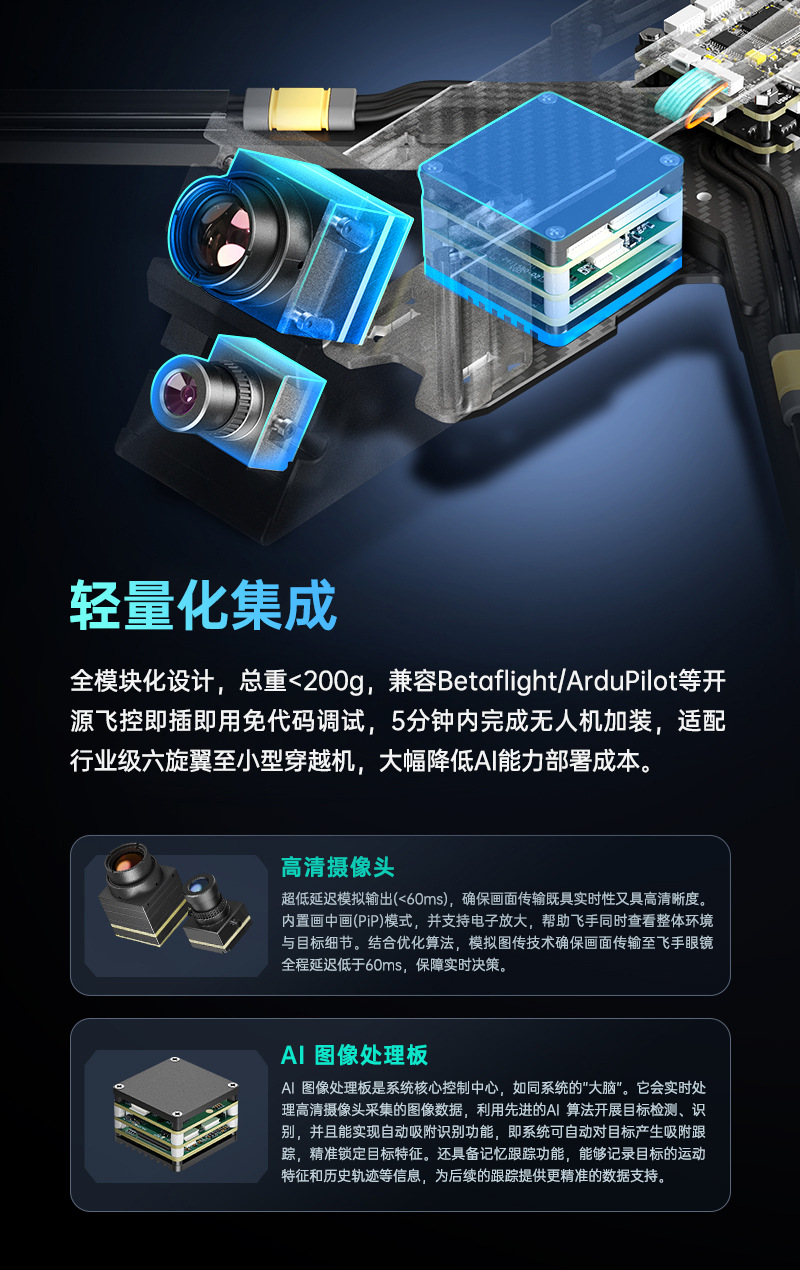 AI制导目标识别单目热成像秒锁FPV无人机抗干扰模组详情3