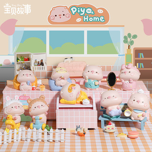 月半艺术家二代盲盒公仔桌面装饰树脂摆件复古名人名画手办送礼物详情18