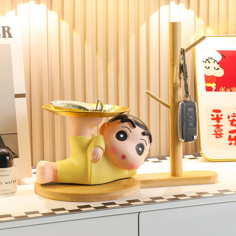 蜡笔小新钥匙收纳装饰品摆件家居入户玄关客厅桌面小众家居好物详情4