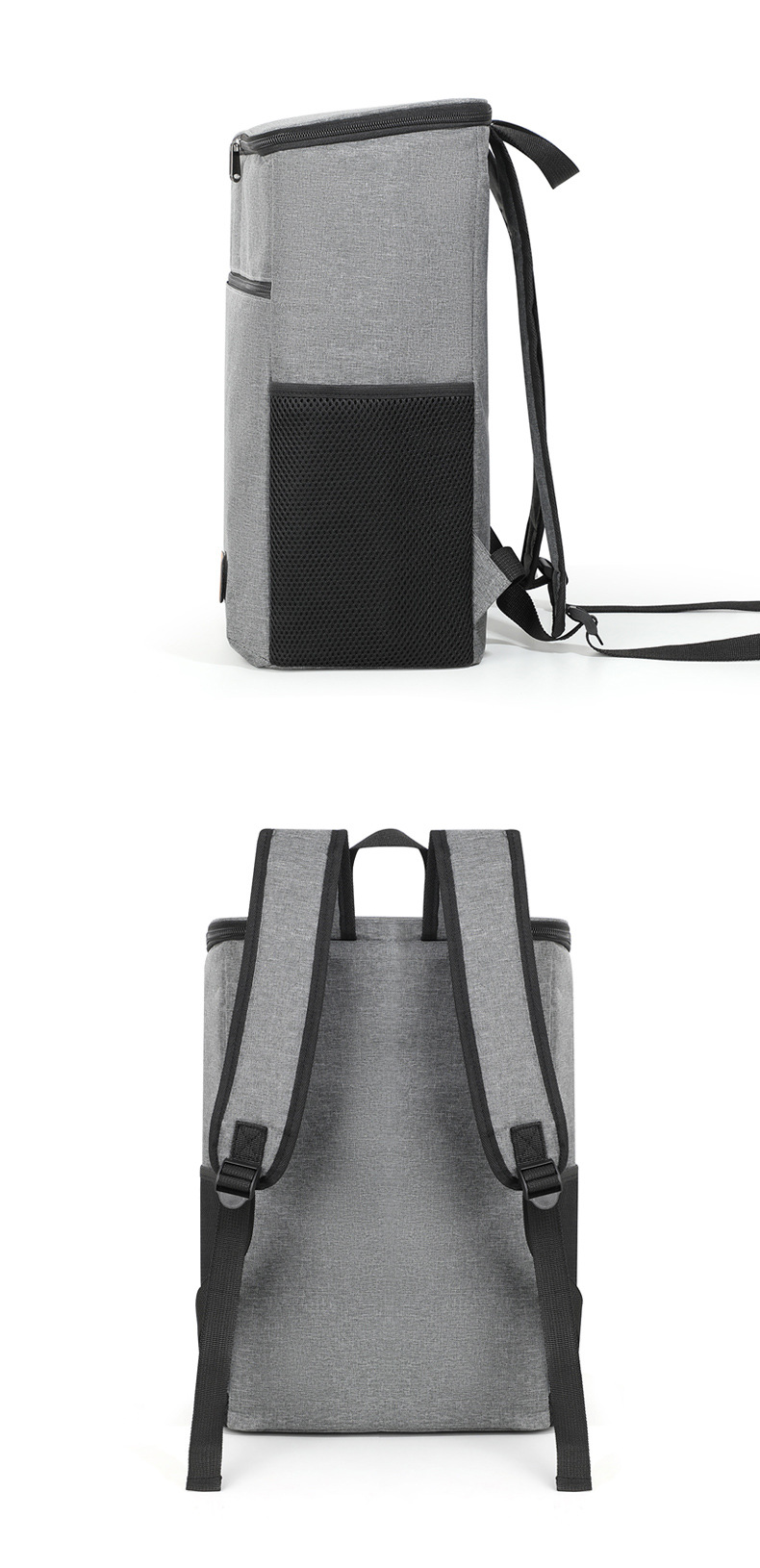 跨境专供双肩冰包批发便携午餐包折叠冷藏露营野餐包双肩保温背包详情6