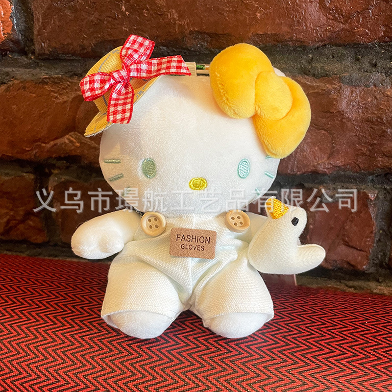 Cute hellokitty keychain pendant, kt cat plush doll, fashionable bag pendant, Kitty doll pic 5
