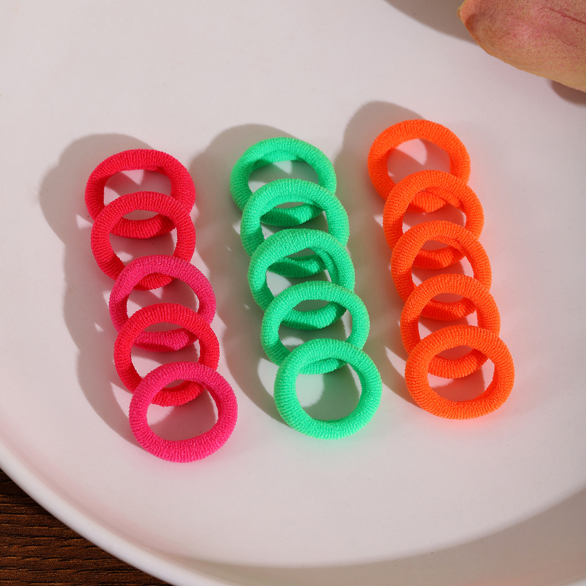 儿童不伤发毛巾圈500根装高弹力皮筋拇指橡皮筋头绳宝宝女童发圈详情19