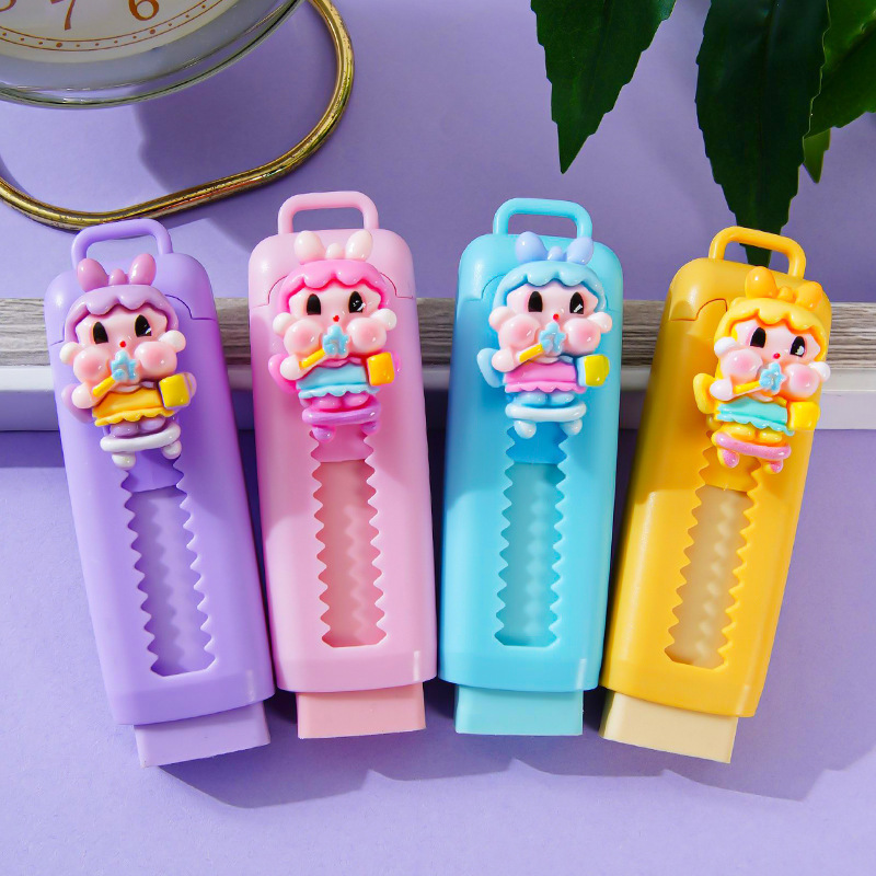 儿童节卡皮巴拉创意橡皮擦高颜值学习办公绘图橡皮不留痕厂家批发详情8