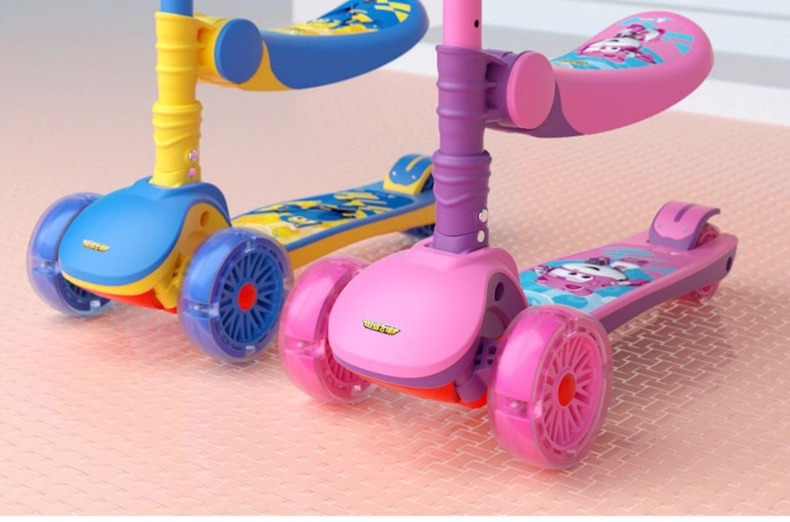 超级飞侠 三合一儿童滑板车1-6岁2宝宝3小孩单脚滑滑溜溜可坐骑滑详情20