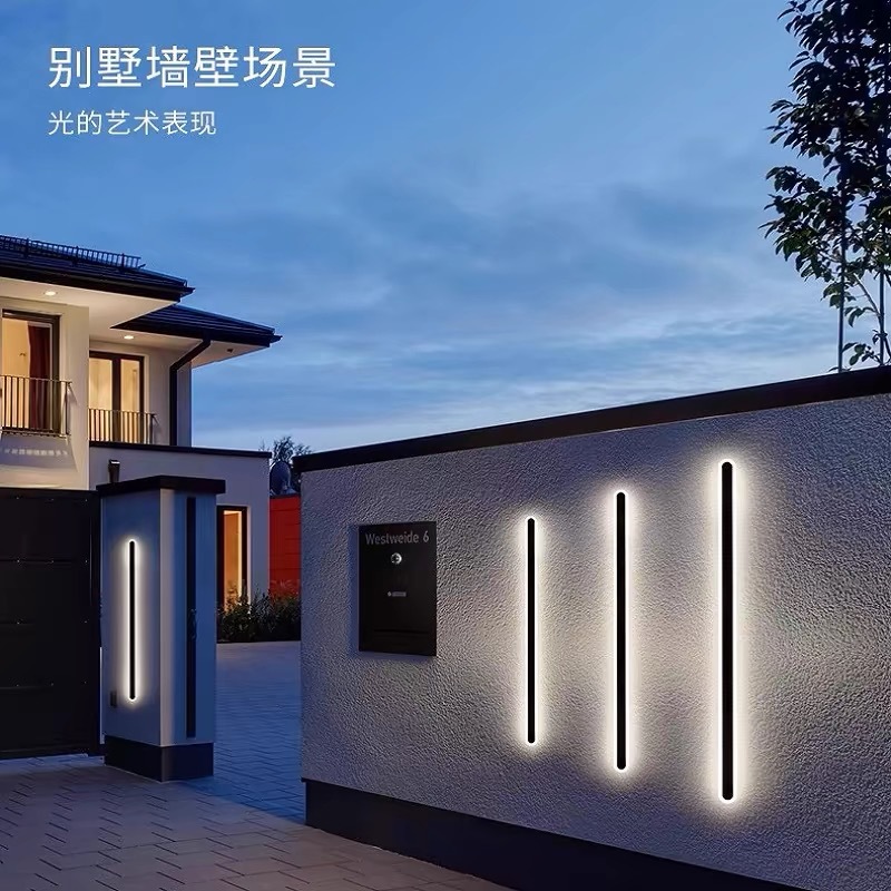 跨境太阳能庭院户外防水壁灯免布线照明感应农村别墅院子室 外阳详情23