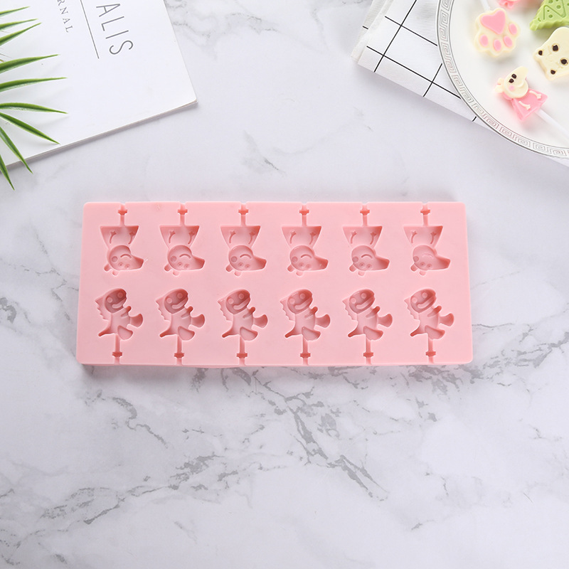 Candy, chocolate, lollipop molds, silicone cartoon series candy molds, diy hand-baked epoxy resin molds pic 8