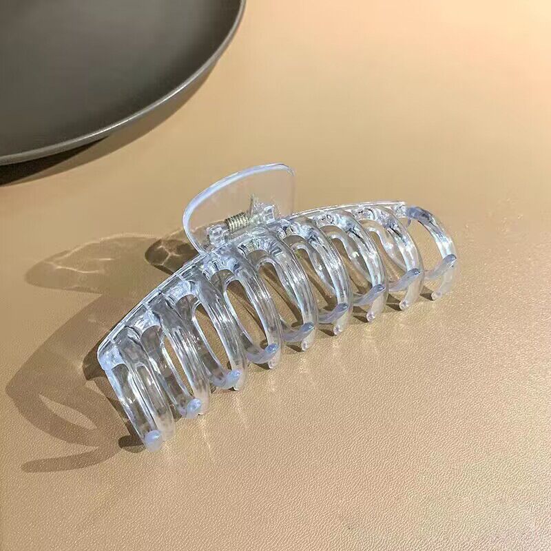 亚马逊爆款大号头饰龙骨抓夹时尚女士百搭发夹鲨鱼夹洗澡发饰批发详情13