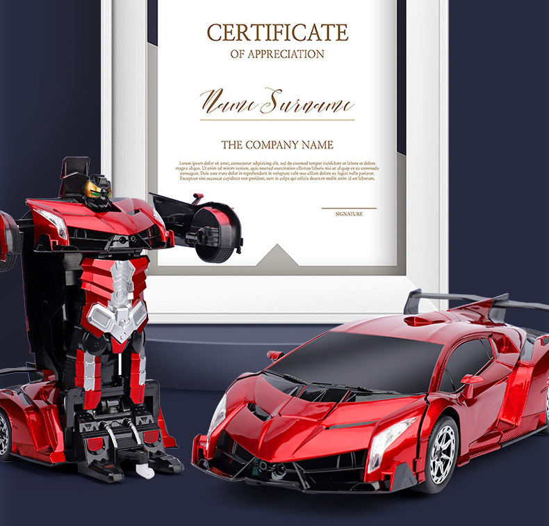 变形遥控汽车六一儿童节礼物玩具男孩四驱赛车金刚手势感应遥控车详情8