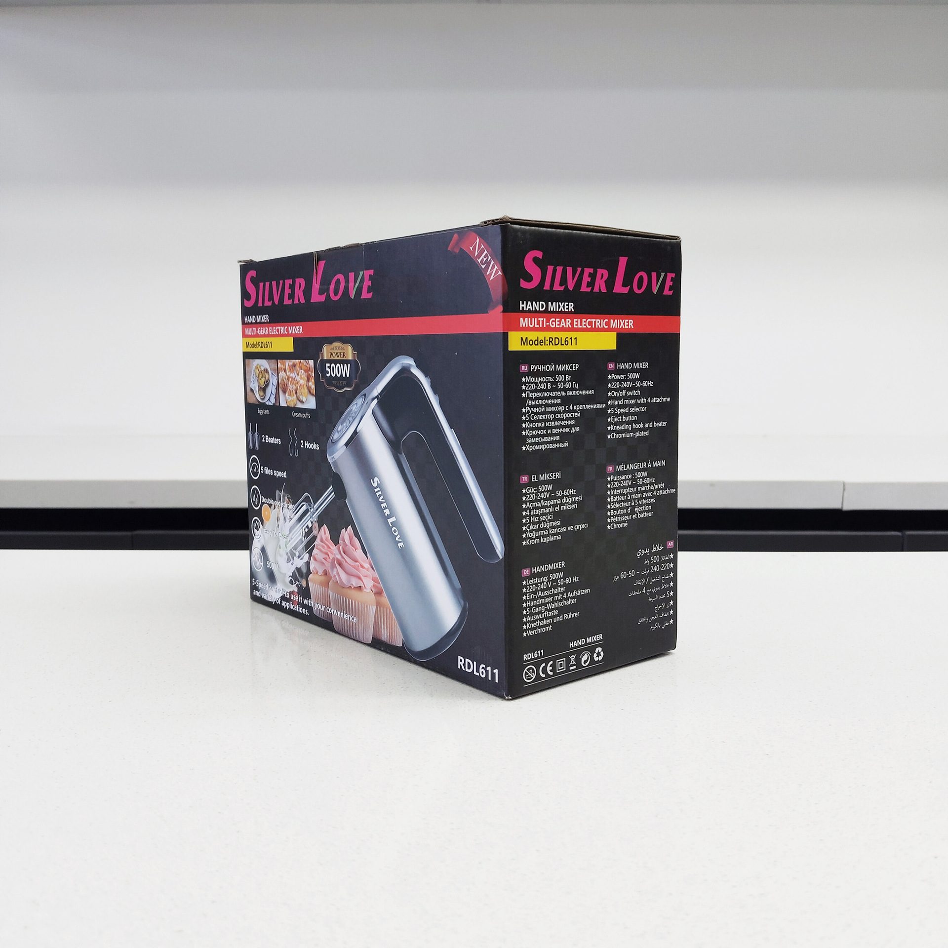 Cross-border foreign trade British and European standard electric stainless steel mixer, dough mixer, chef cream mixer, electric egg beater Z209 pic 7