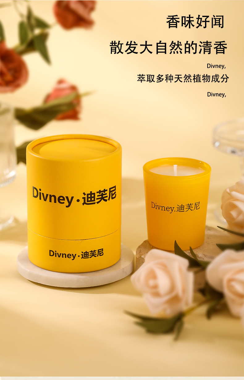 Tiffany scented candles, exquisite souvenirs, long-lasting fragrance, home indoor souvenir candles wholesale, blue wind chimes pic 4