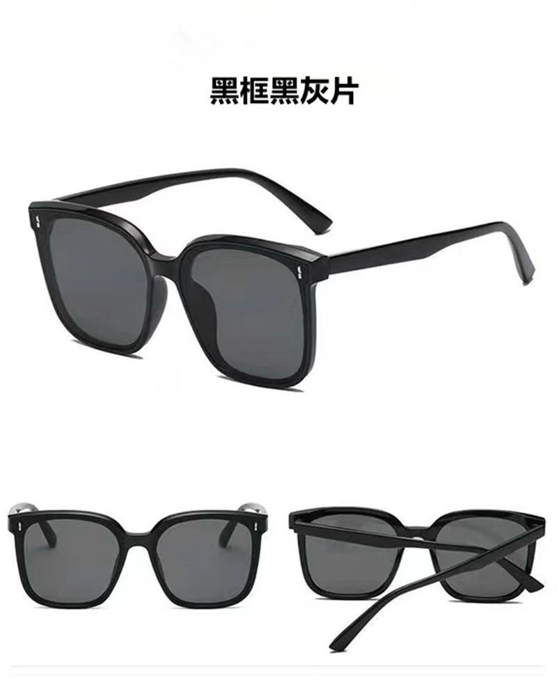 新款夏季防紫外线墨镜女米钉太阳镜男厂家批发抖音同款详情4