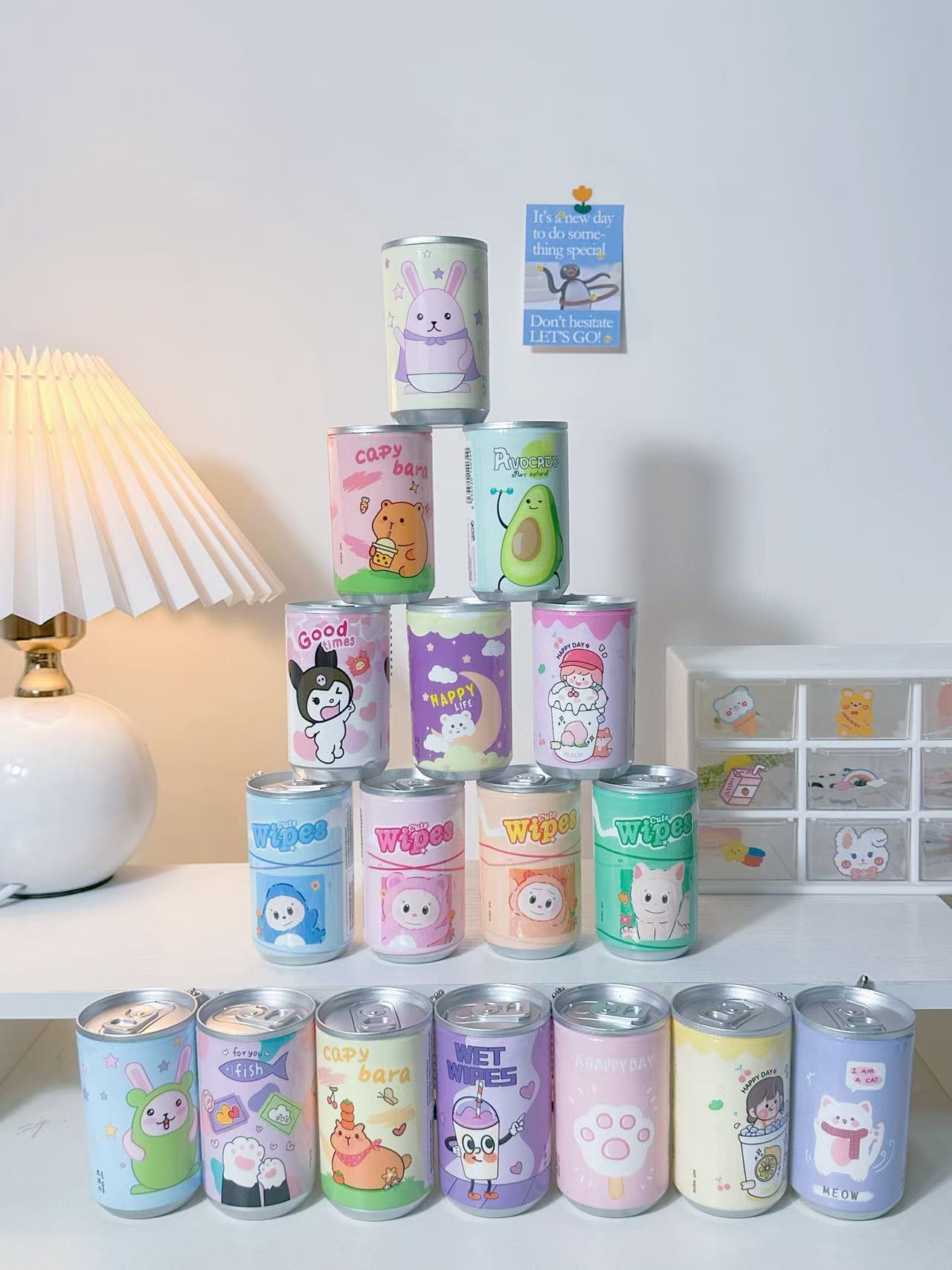 Beverage can wet wipes 30-pack travel portable mini disposable wet wipes bucket cleaning and hygiene wet wipes wholesale pic 2