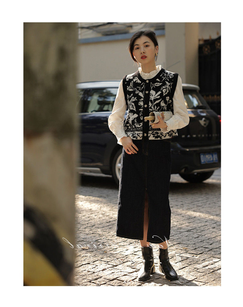 白色衬衫女长袖内搭打底衬衣2025新款爆款时尚洋气春秋季圆领上衣详情5