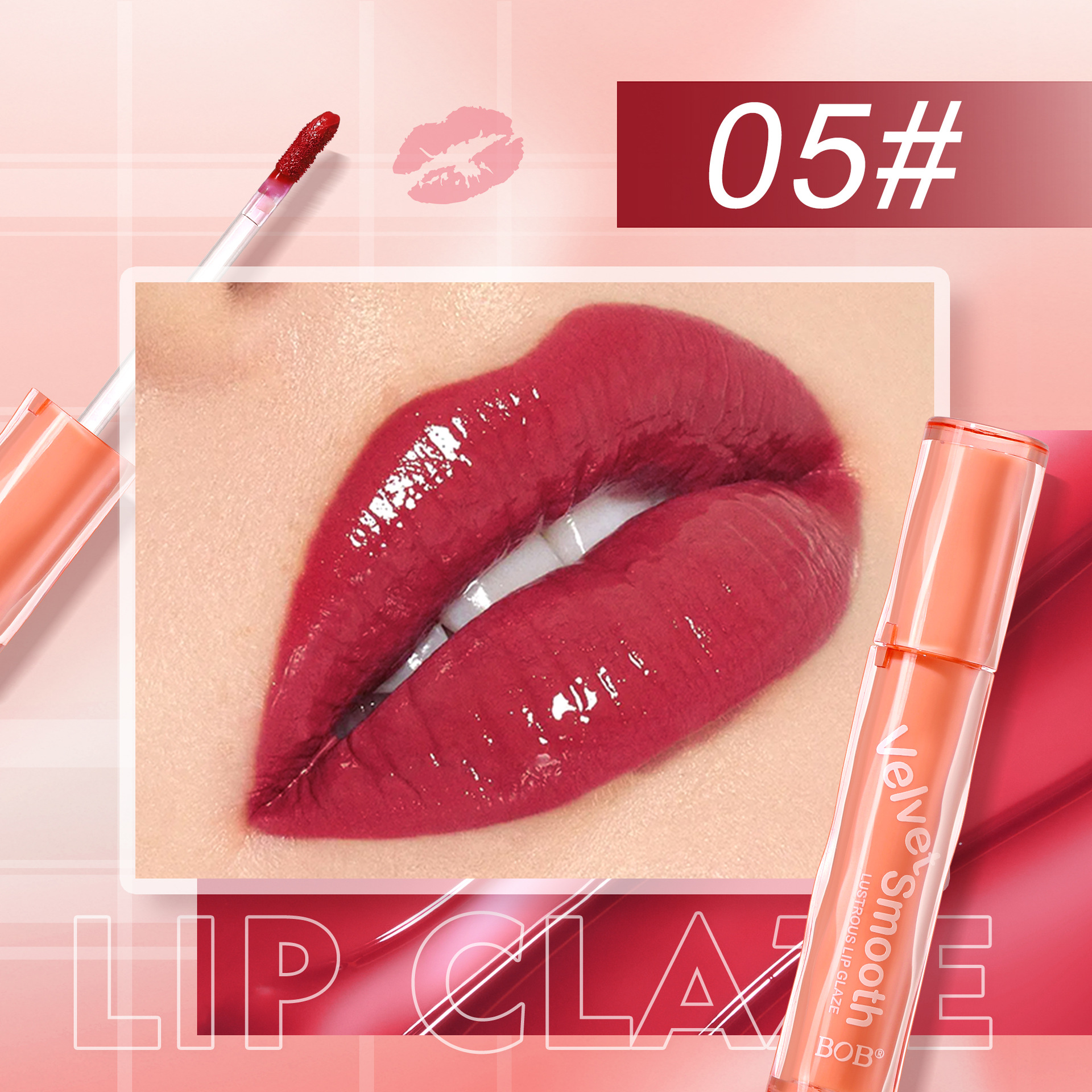 Cross-border bob Bai Mei Water-like Lip Gloss pic 11