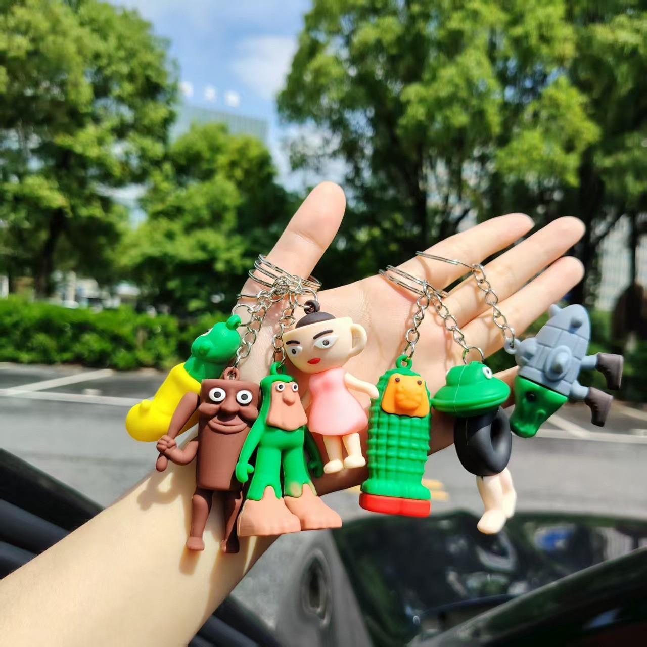 Cross-border bestseller foreign Shan Hai Jing blind box toys: Abstract-shaped wooden stick figures, shark disassembly fun, children's reward items pic 11