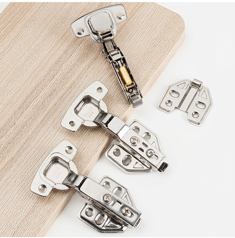 加厚不锈钢铰链静音缓冲橱柜衣柜柜门飞机合页液压弹簧折页批发详情29