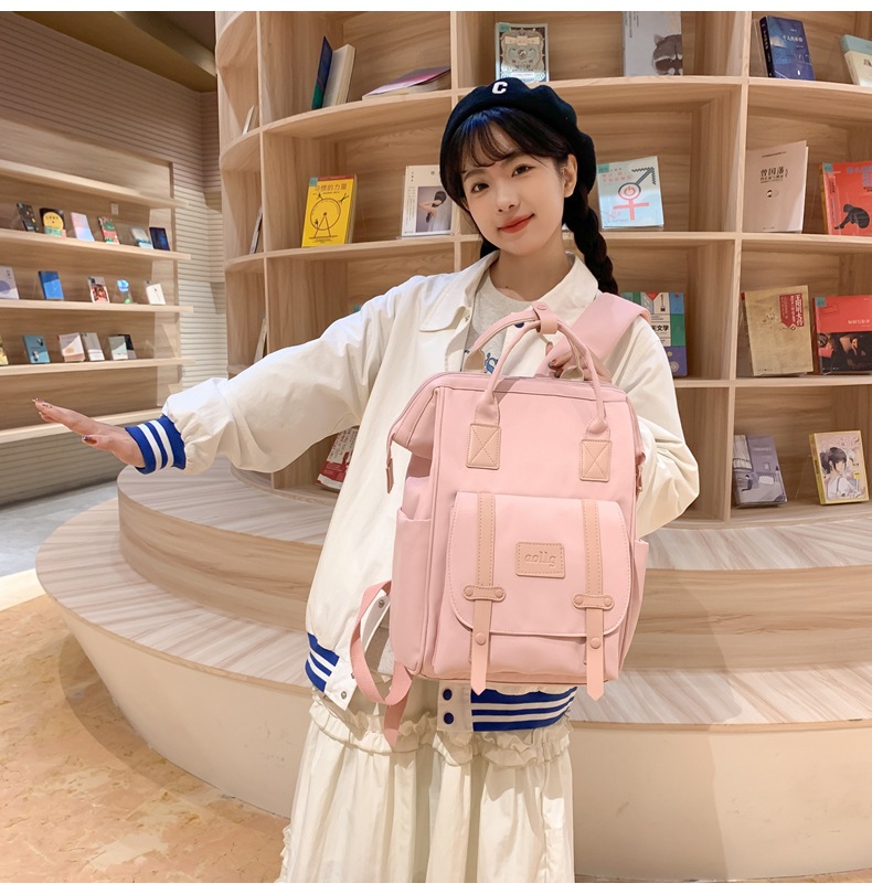 妈咪包ins手提大容量高级感学生外出轻便旅行女士多功能书包详情17