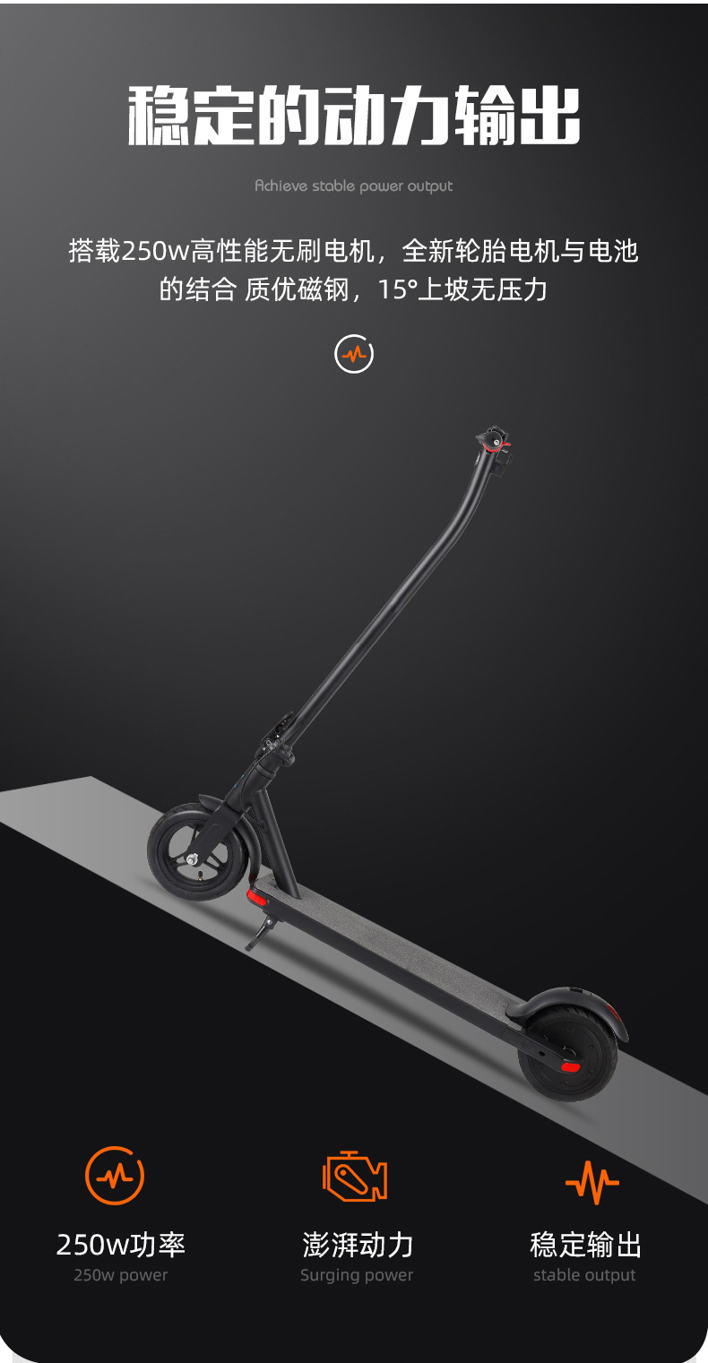 Electric scooters for adults, foldable scooters for transportation, folding electric bikes for office workers, mini outdoor electric bikes pic 11