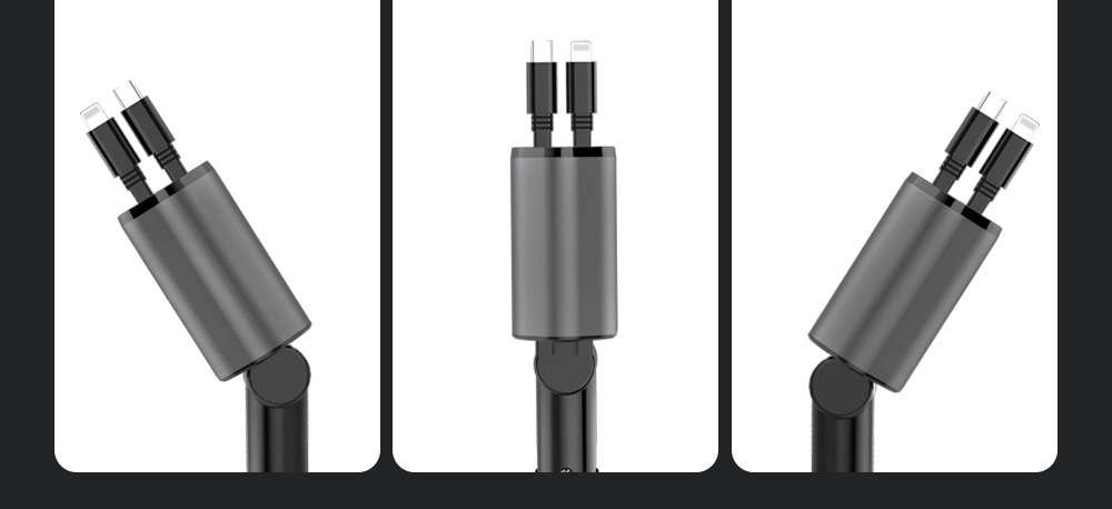 Car mobile phone charger, super fast charging, retractable cable, one-to-four flash charging, cigarette lighter, suitable for car, Apple car charger pic 10