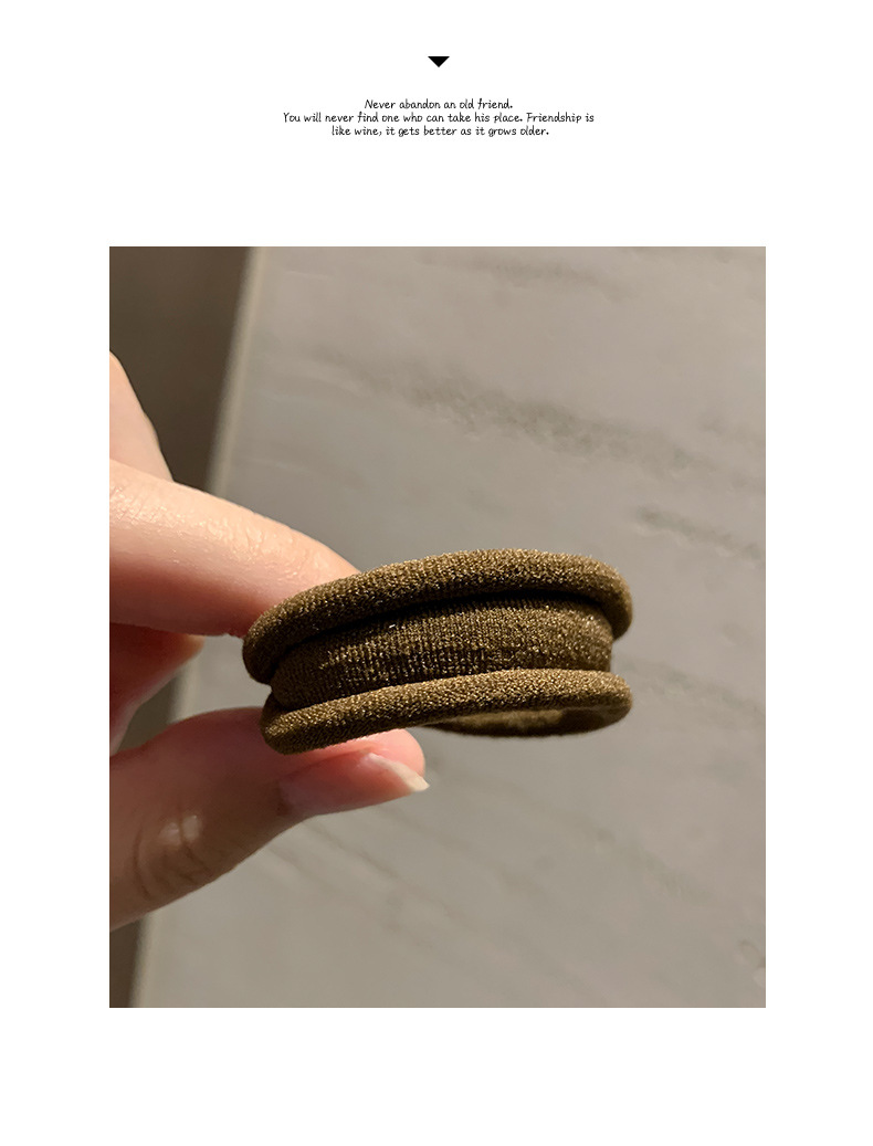 罐装无接缝橡皮筋女扎头发圈高弹力耐用发绳黑色不伤发女发圈头饰详情29