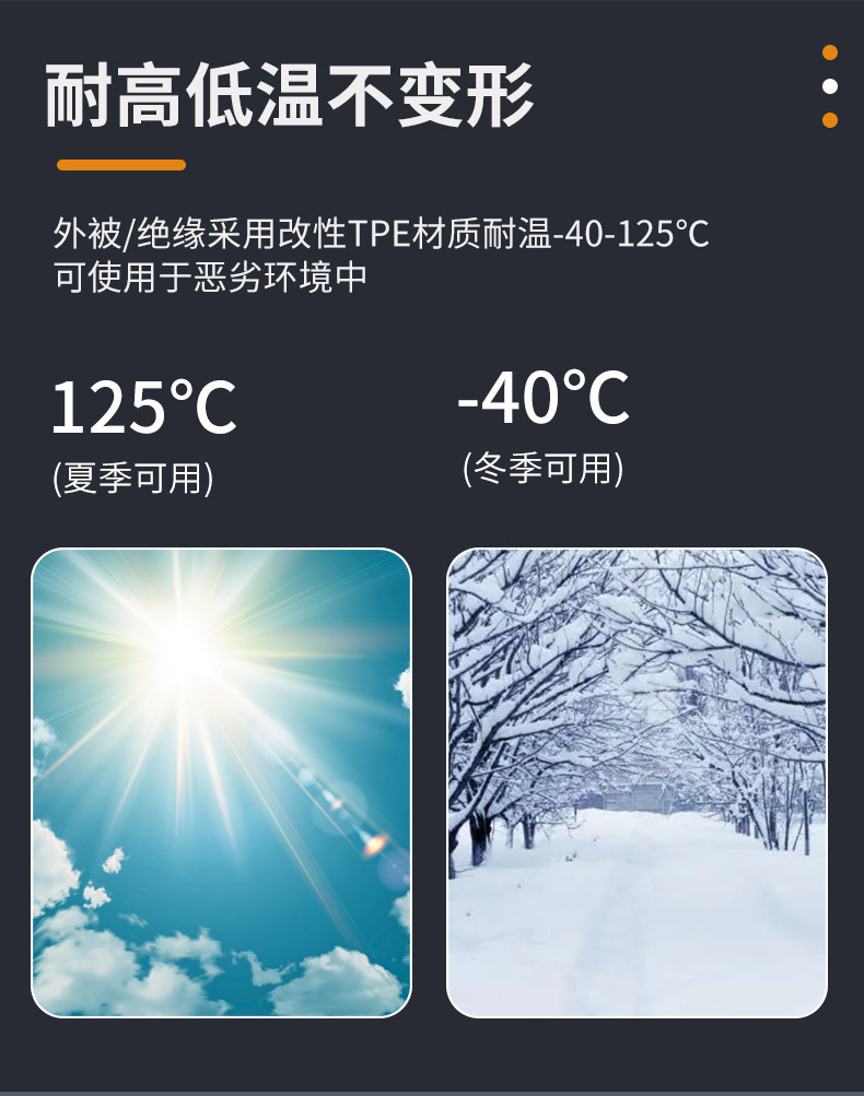 新能源汽车电线XLPE无氧纯铜绝缘高温高压屏蔽电缆EV硅胶线材批发详情12
