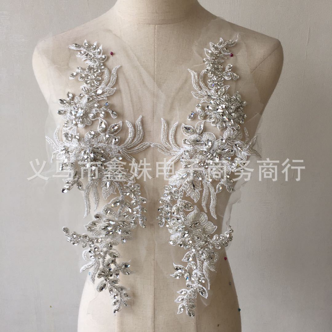 AB水钻热熔胶烫钻水钻贴花DIY 婚纱礼服配饰详情23