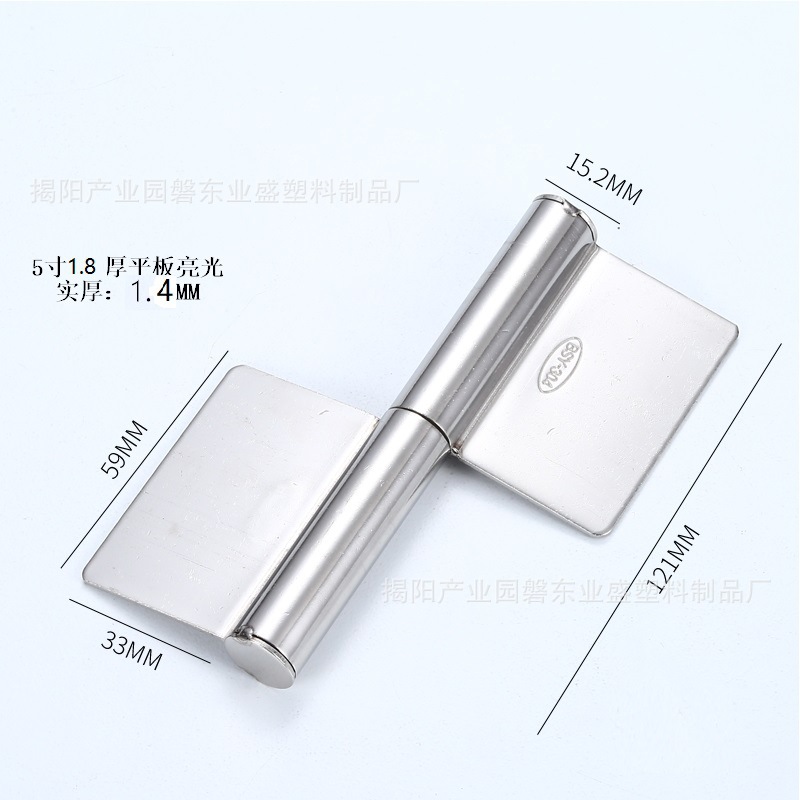 不锈钢旗形合页铝合金门可脱卸活页卫生间折页房门防火门旗型合页详情24