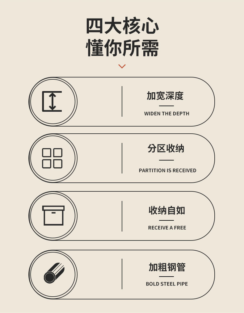 简易衣柜家用卧室出租房组合衣橱金属钢架衣柜带抽屉开放式衣帽架详情1