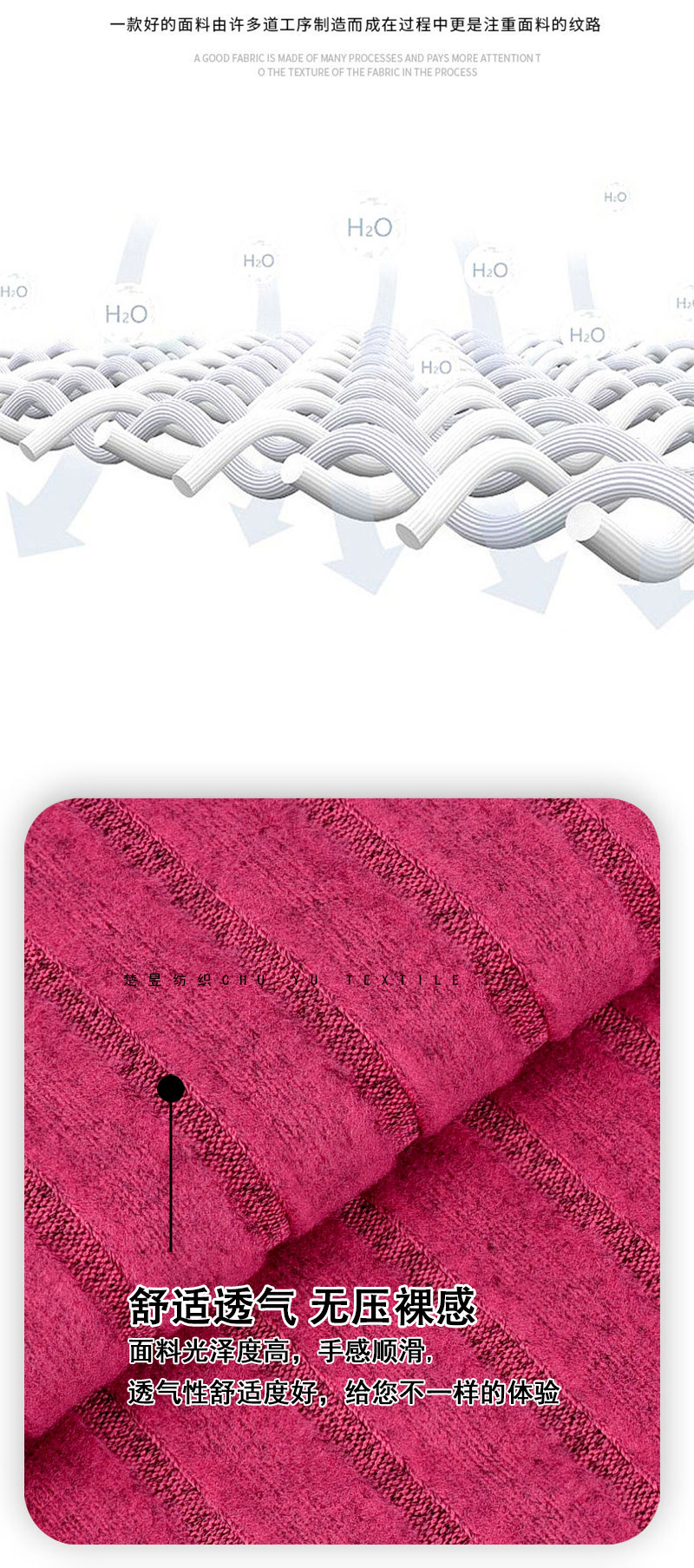 打底坑条涤棉布料女装时尚高弹针织面料仿羊绒12*4罗纹针织布秋冬详情3