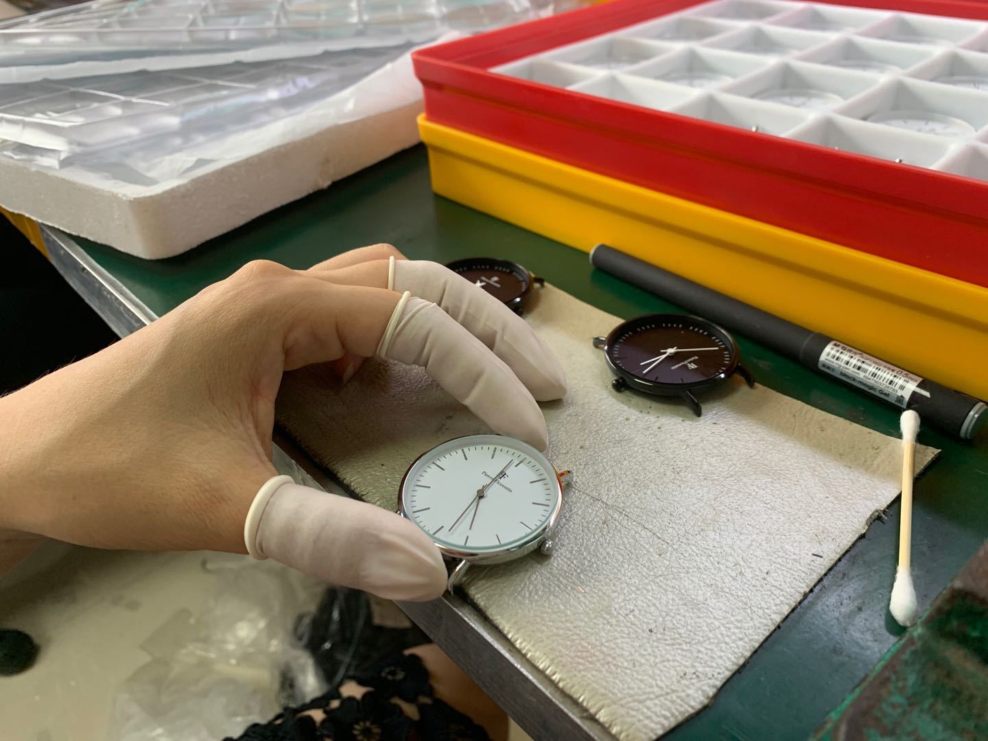 大表盘石英木表新款DIYwristwooden日本2035机芯现货支持一件代发详情53