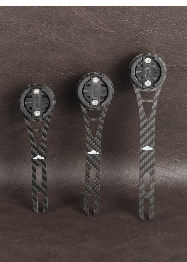 Bicycle carbon fiber stopwatch stand, road bike windbreak integrated handle special extension stand, action camera base pic 13