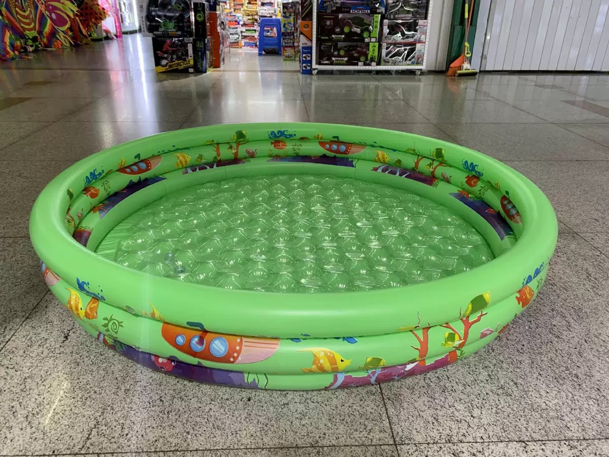 厂家直供儿童PVC圆形游泳池户外广场充气钓鱼水池适合小孩玩耍运动户外游艺设施详情2