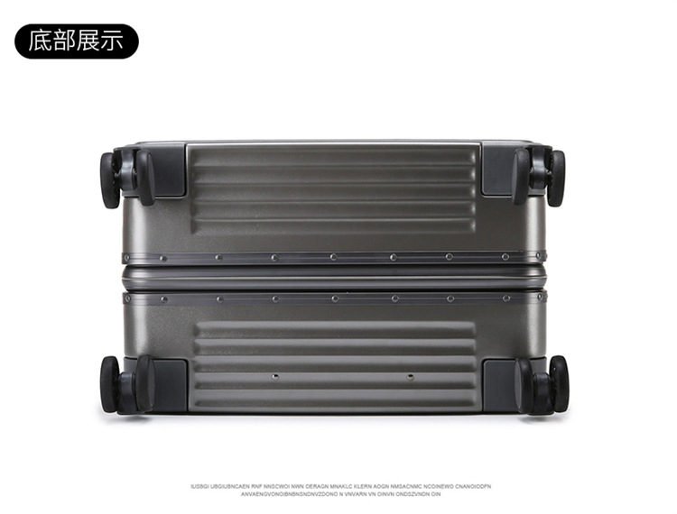 宽拉杆铝框行李箱万向轮大容量20寸24可登机密码箱旅行箱时尚拉杆详情21