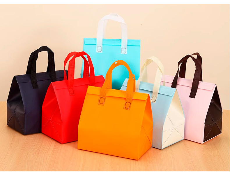 外卖保温袋定制无纺布手提袋铝箔袋一次性餐饮外卖打包袋饭盒袋详情17