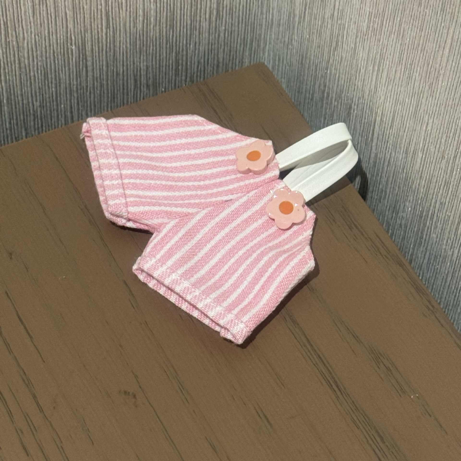 高货花朵条纹牛仔裤背带裤可爱公仔玩偶服饰换装娃衣详情6